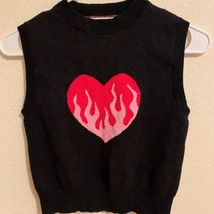 E-girl Muscle Crop Sweater/Top